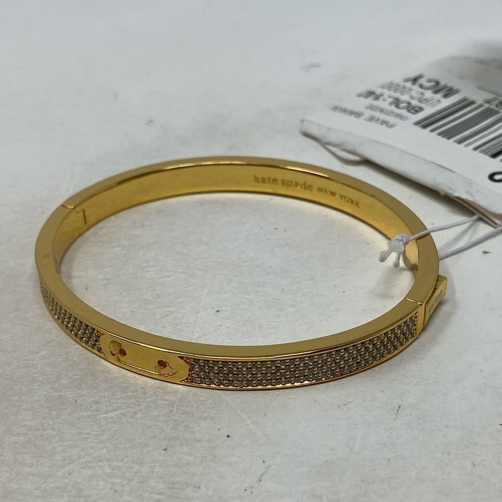 KATE SPADE CUBIC ZIRCONIA GOLD CUFF PC12